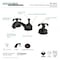 Kingston Brass KS1165TX 8" Widespread Bathroom Faucet, Oil Rubbed Bronze KS1165TX - alternate 2